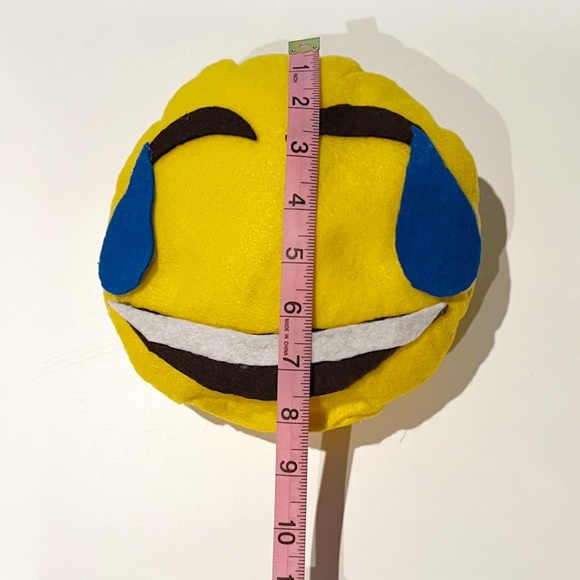 28. Two Emoji Pillows - Squinty Face with Tongue and Laughing Crying Face - Picture 4 of 7